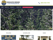 Tablet Screenshot of consolco.com
